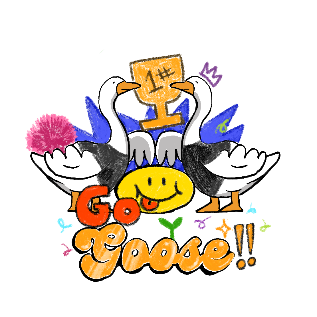 Cartoon Goose